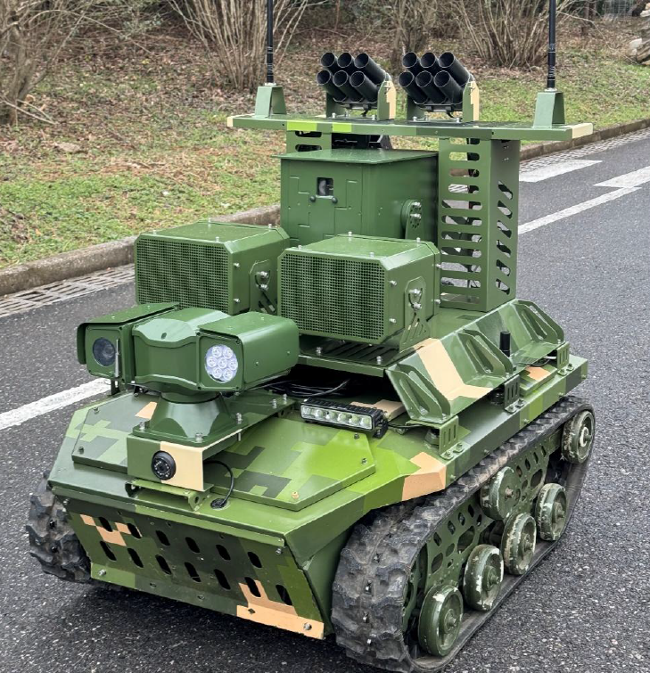 履帶式心理戰(zhàn)智能無人車